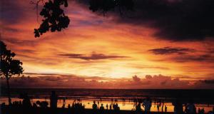 インドネシアの夕日