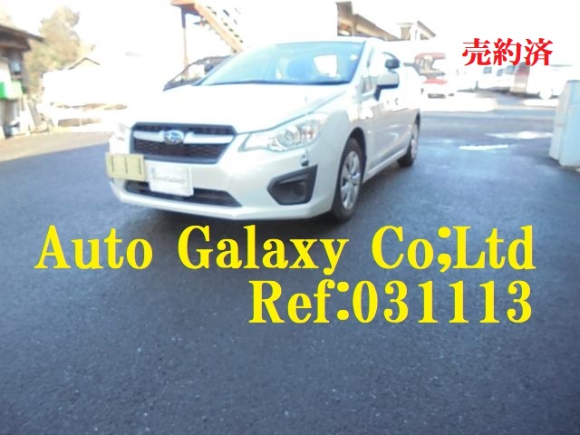 スバルインプレッサG4教習車（58.8万円）